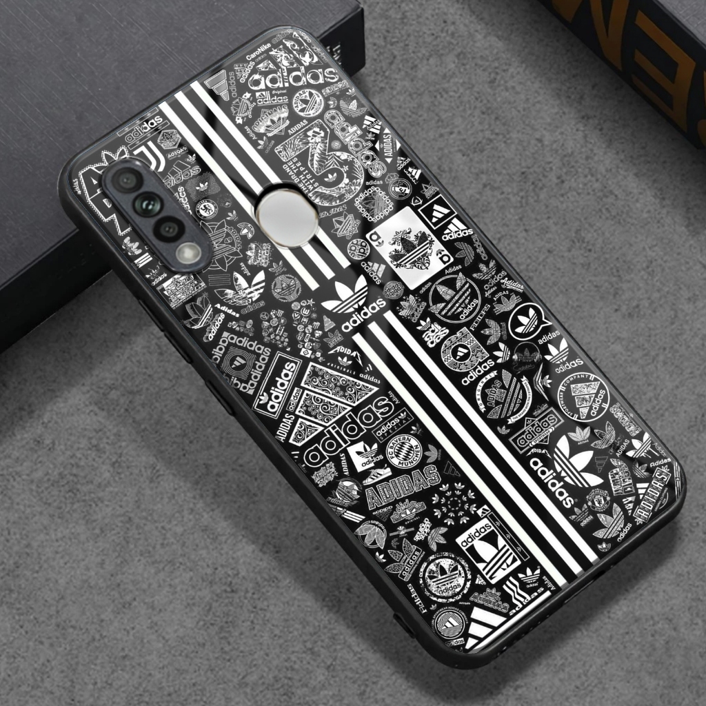 SOFTCASE OPPO A31 2020 / A8 - Kesing Glossy Kilau Oppo A31 4G / oppo a8 - Casing Luxury Adidas Brand