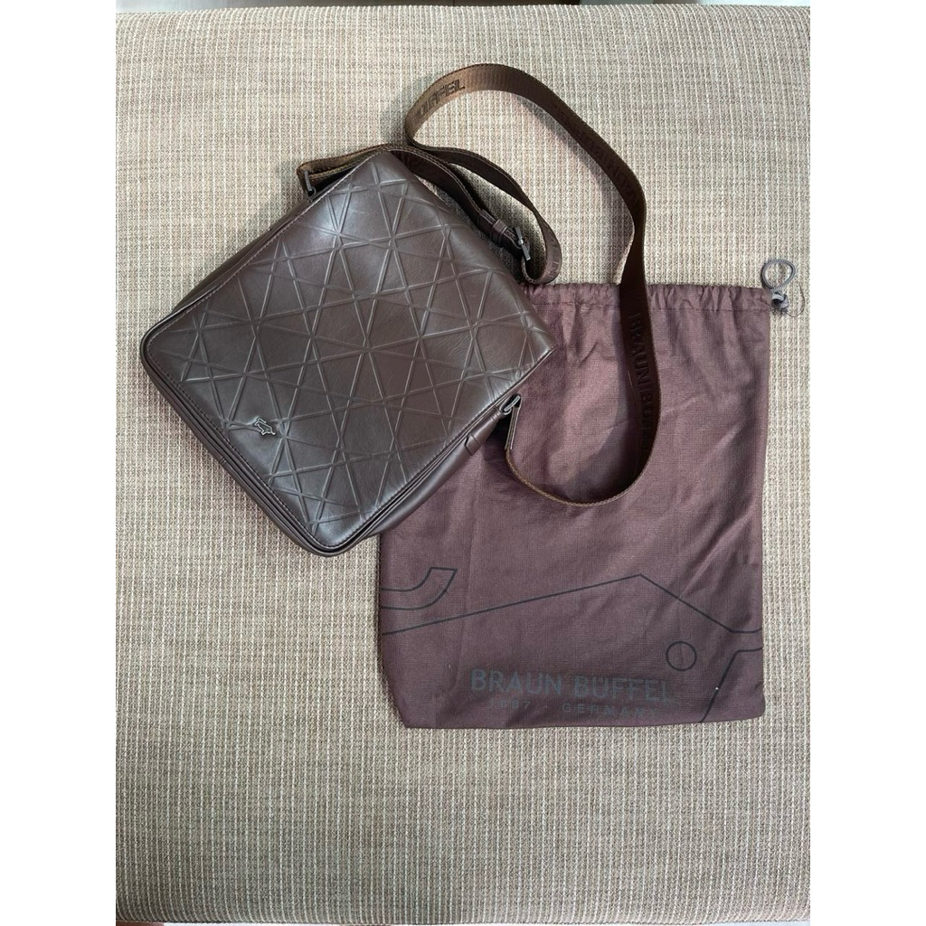 sling bag braun buffel, 100% original