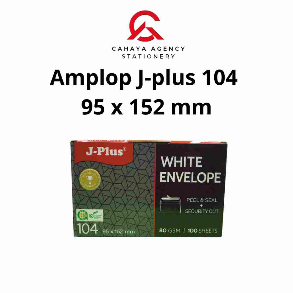 Amplop J-Plus 104 Warna Putih