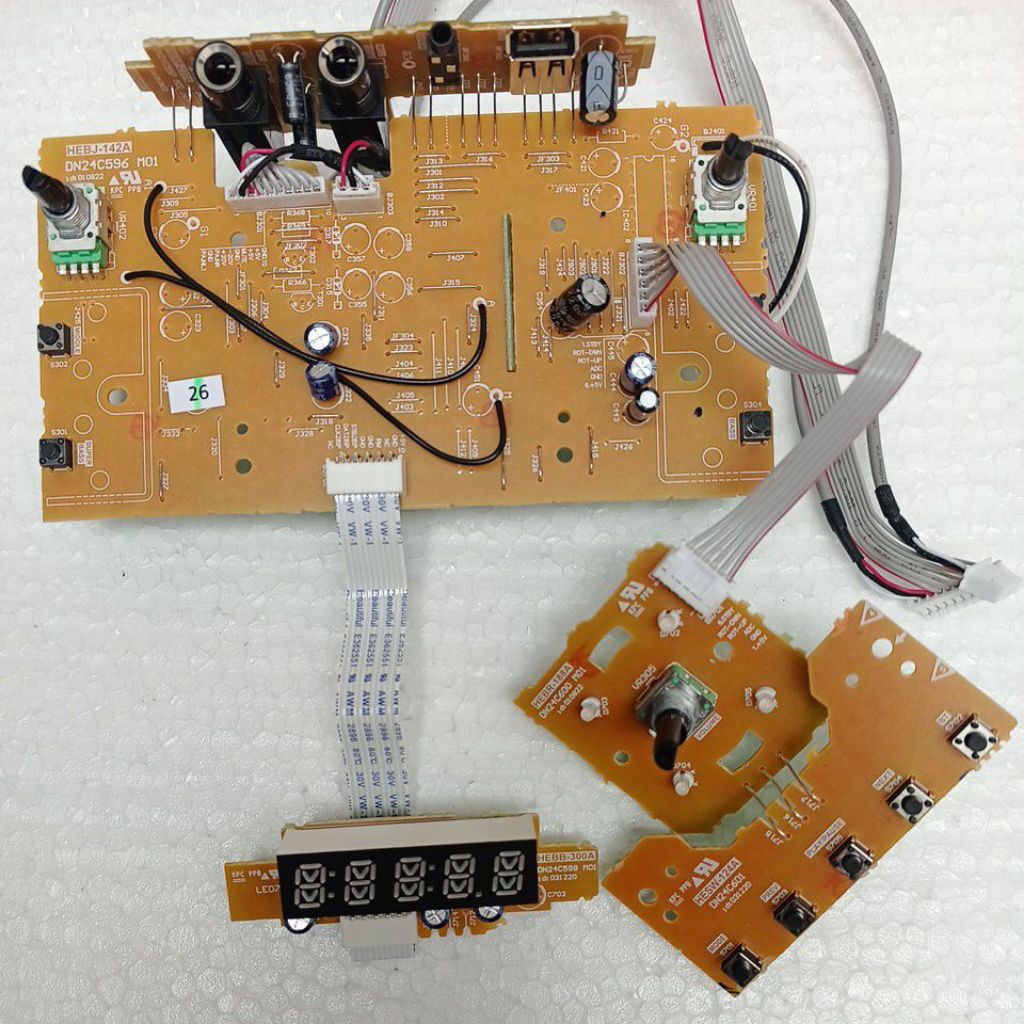 Mesin Tone Control Speaker Aktif Polisi Polytron Pas 8E12 New Ori