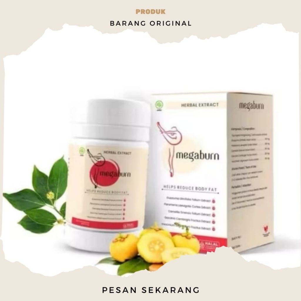 Megaburn Original Obat Herbal Diet Pelangsing Badan