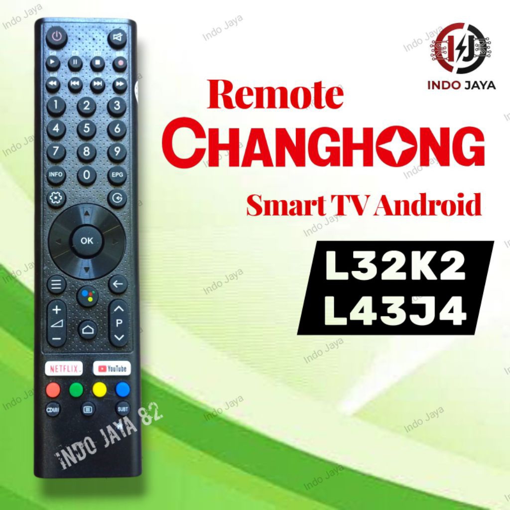 Remote TV Changhong Android Smart TV Changhong smart TV Netflix YouTube