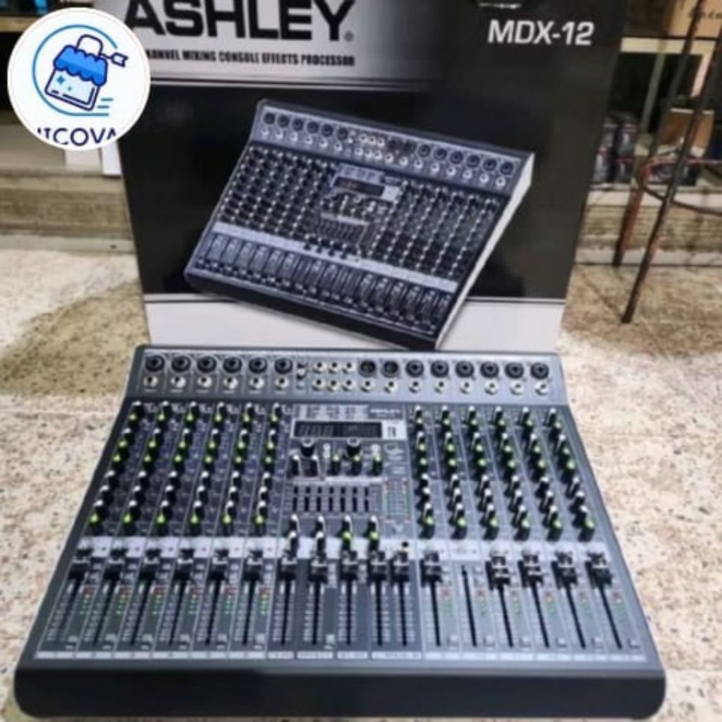 Mixer Ashley MDX-12 MDX 12 Original 12 Channel