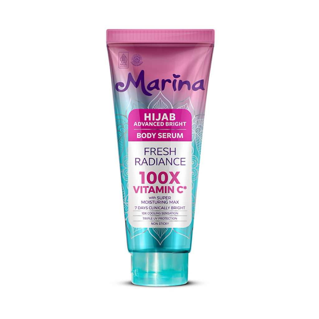 Marina Hijab Advanced Bright Body Serum Fresh Radiance 160ml