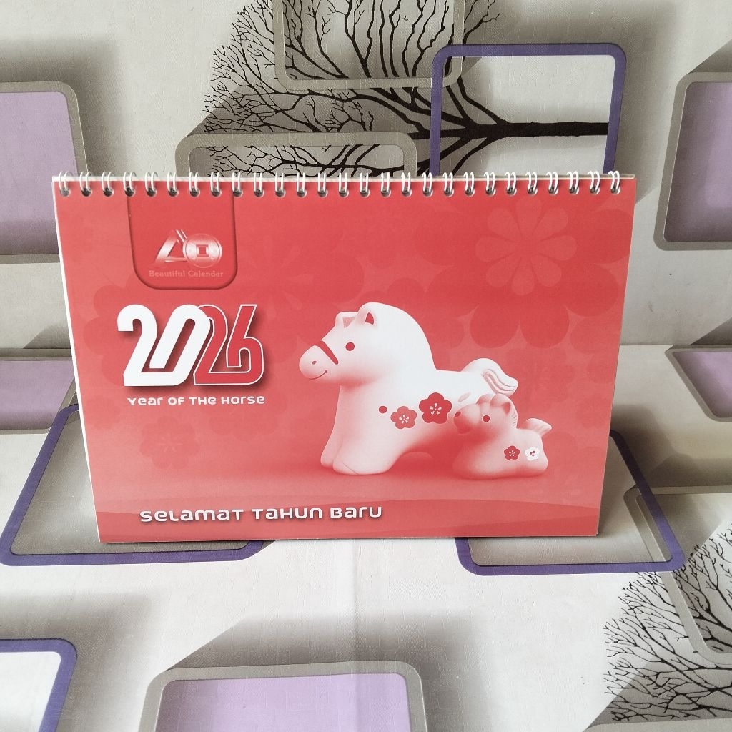 Kalender Meja Kerja AO Tahun 2026