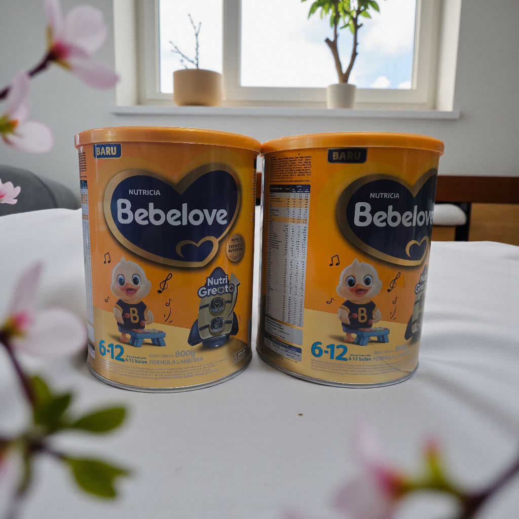 BEBELOVE 0-6 BULAN 800gr, BEBELOVE 6-12 BULAN 800gr, BEBELAC 1+ MADU 800gr