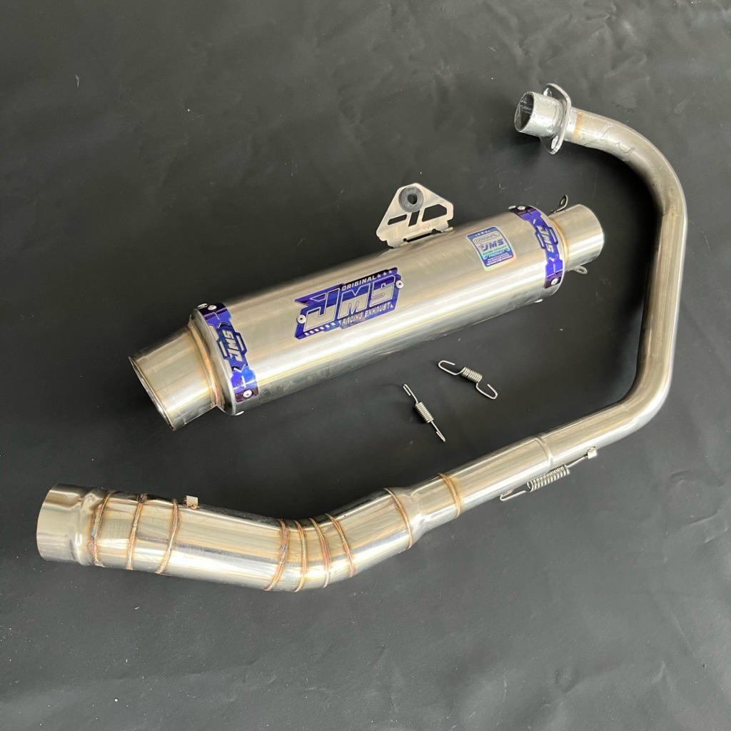 KNALPOT JMS ORIGINAL TYPE R9 DC BLUESERIES FOR GL . CB .MP . TIGER . VIXION .FU.VERZA DLL