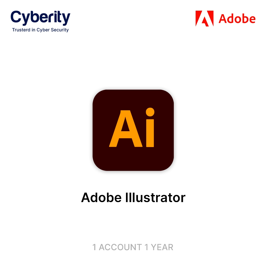 Adobe Illustrator Creative Cloud 1 Account 1 Tahun - Original License