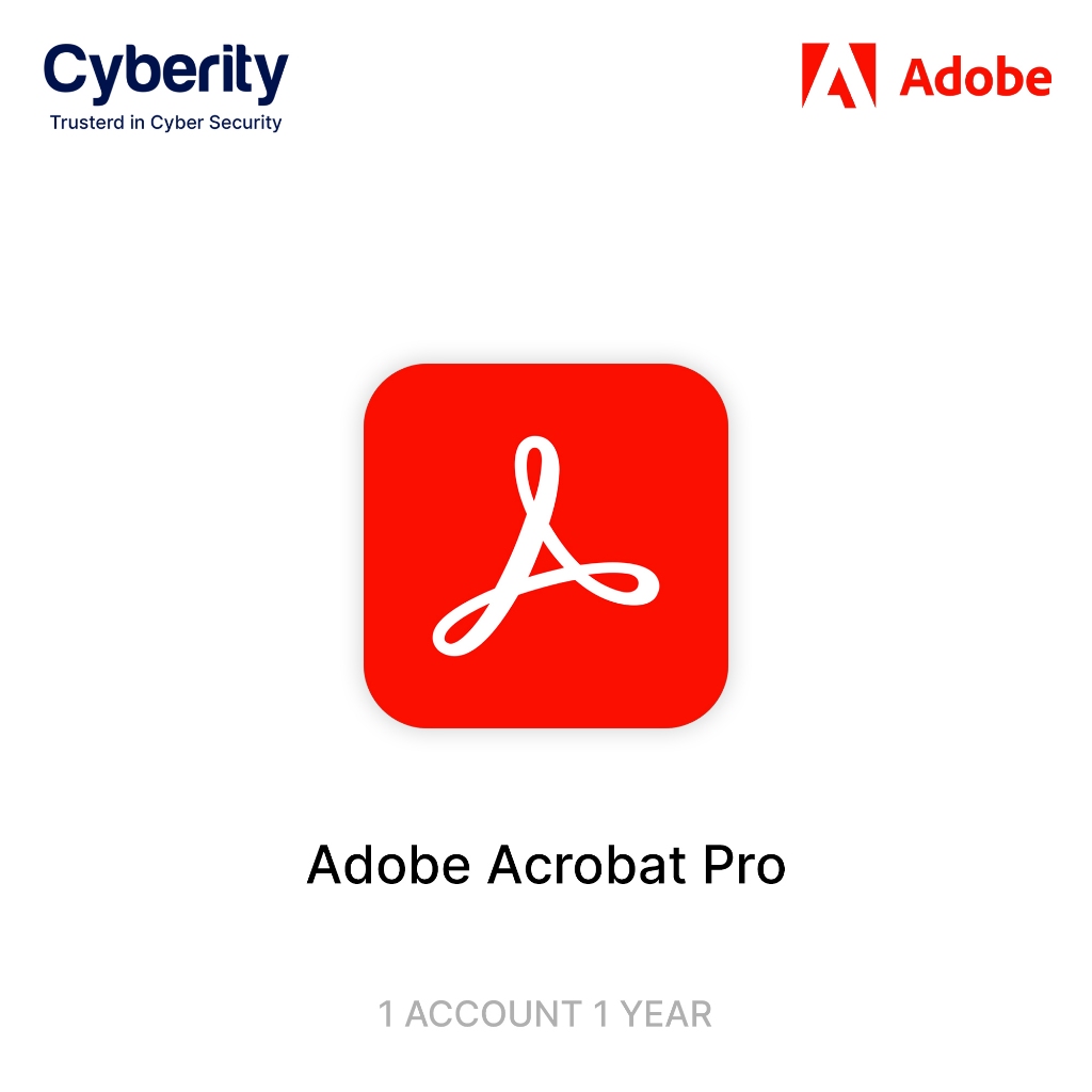 Adobe Acrobat Pro Creative Cloud 1 Account 1 Tahun - Original License