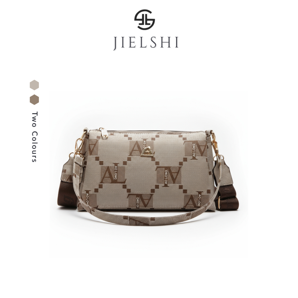 Aolong Tas Selempang Nirina 8994# SlingBag Wanita Terbaru Elegan Dan Mewah Bahan PU Leather