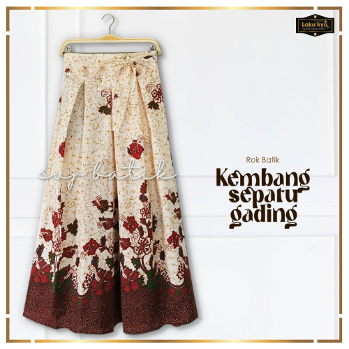 Rok batik wanita terbaru modern bawahan batik katun dewasa klok A model payung ori solo svj batik