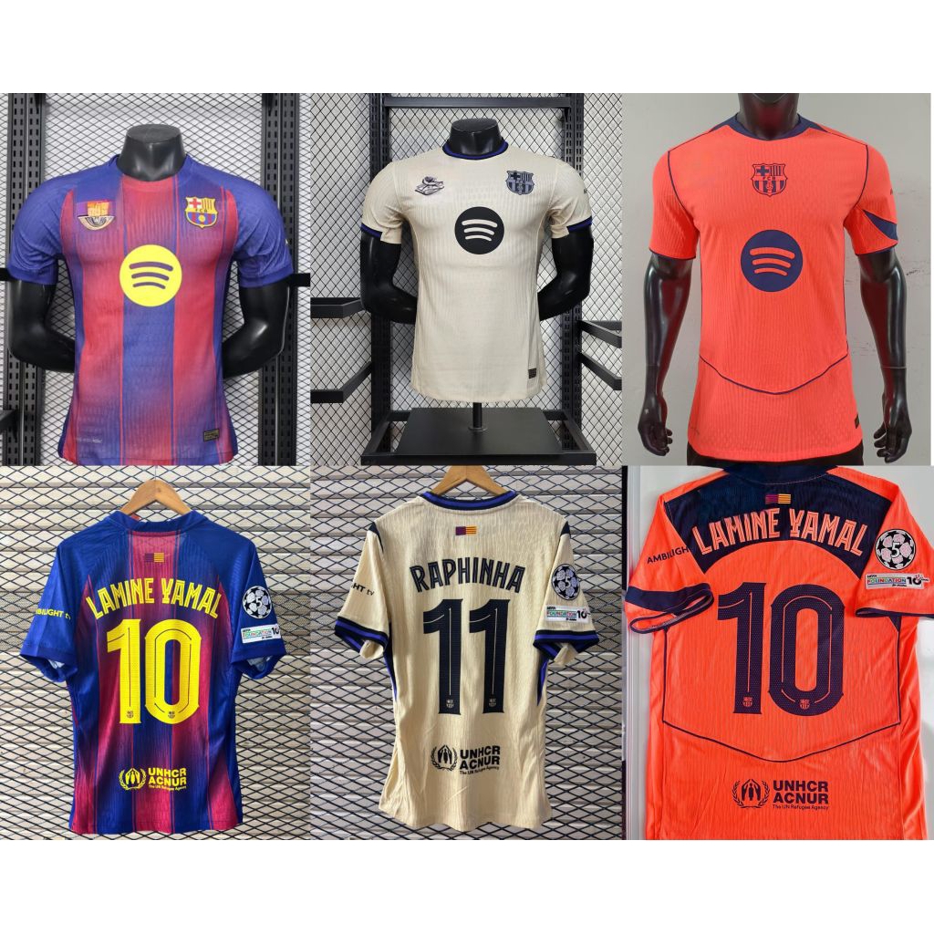 PLAYER ISSUE JERSEY BAJU BOLA BARCA HOME AWAY 3RD PI 2025/2026