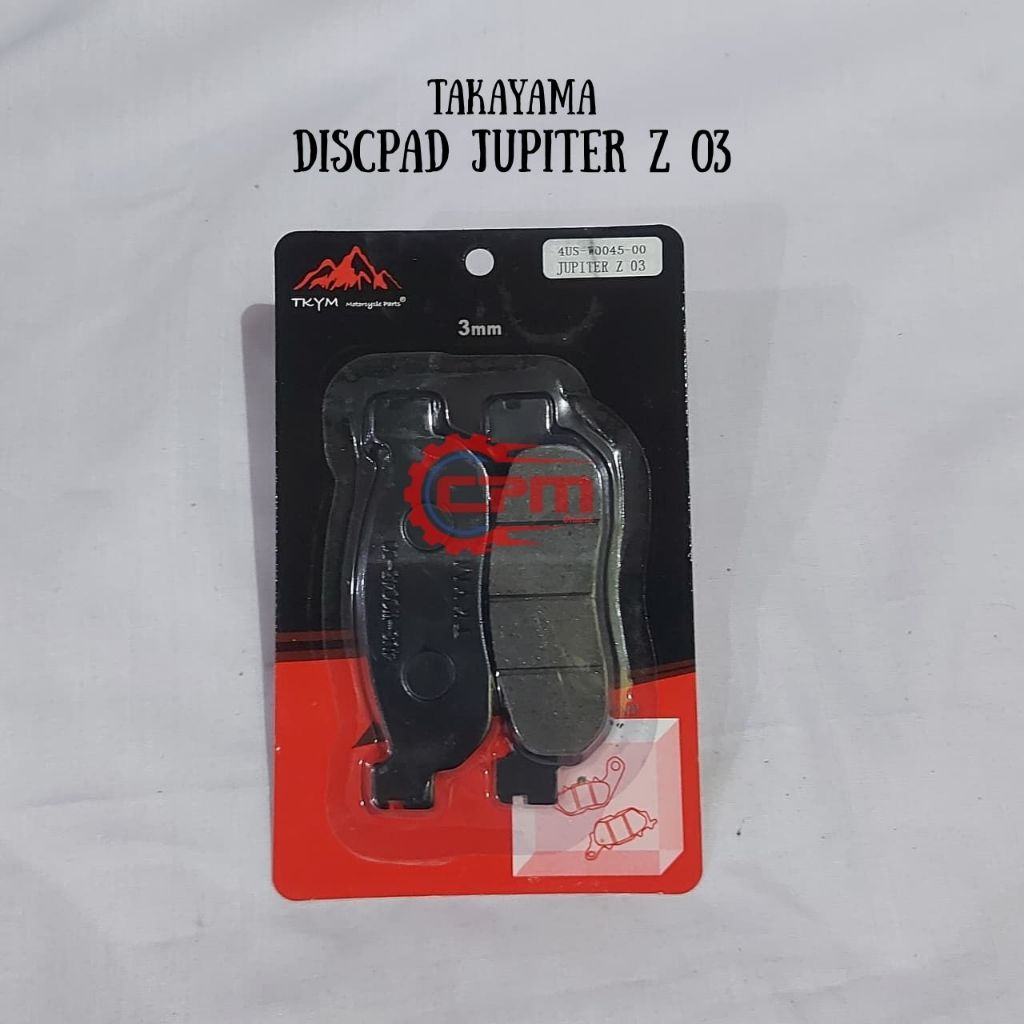 Takayama Discpad Plat Depan Jupiter Z 03 F1ZR Kampas Rem Jupiter Z 2003