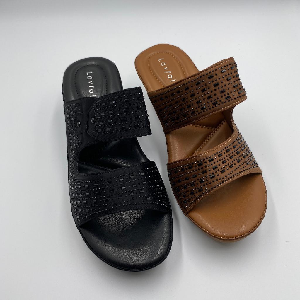 Laviola 4917 WLK - Sandal Slip-on Wanita