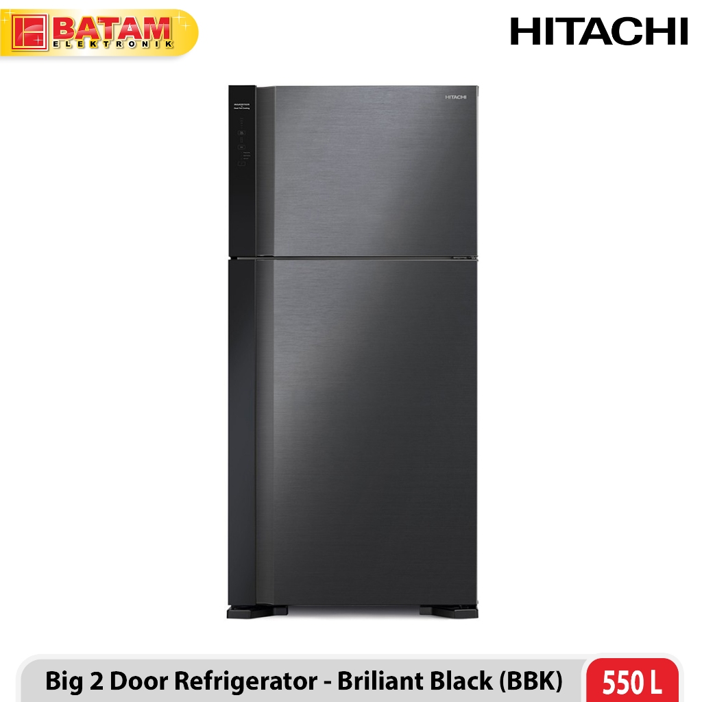 Hitachi Kulkas 2 Pintu Big Capacity 550 Liter - R-VG70PGD7BBK