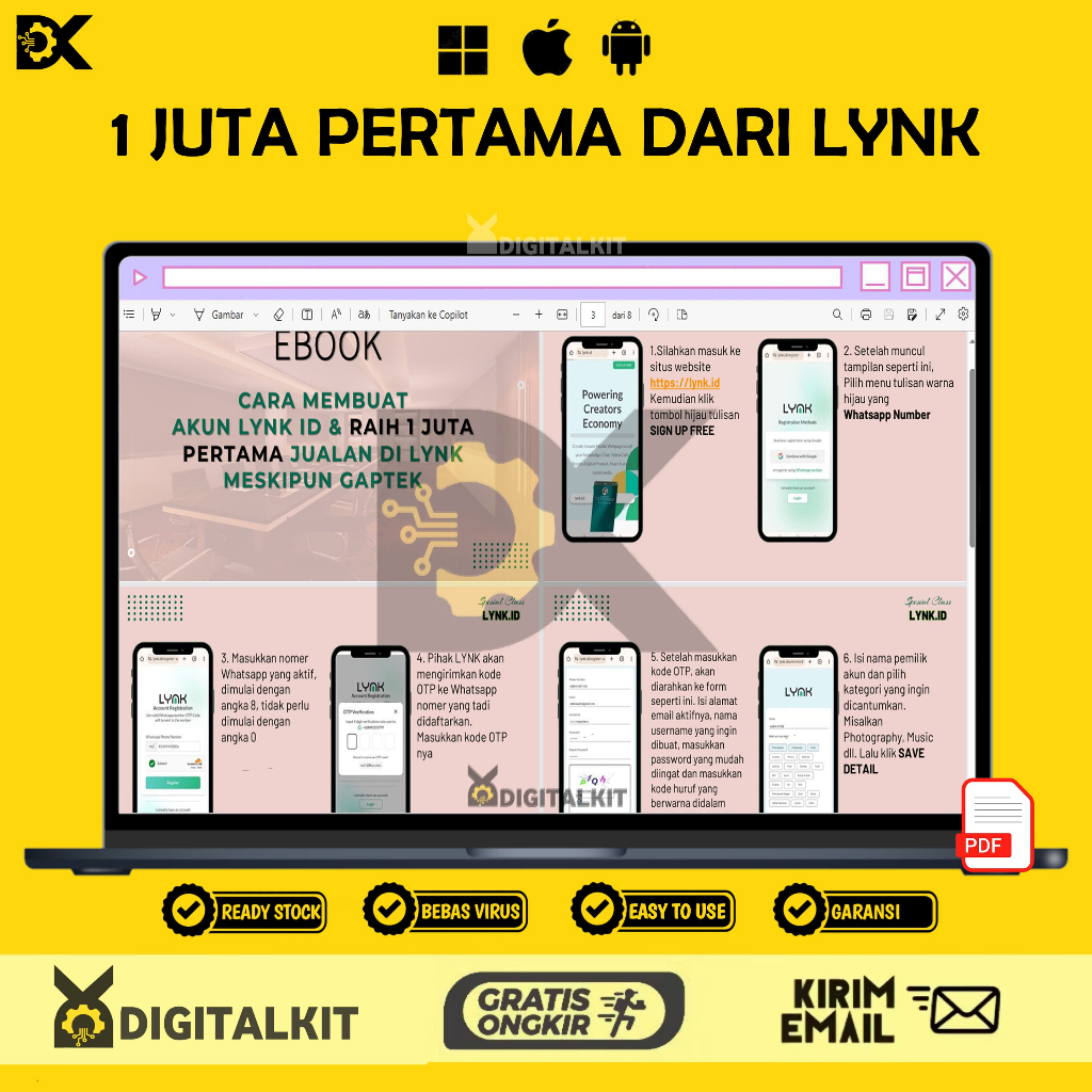 [T0604] 1 JUTA PERTAMA DARI LYNK