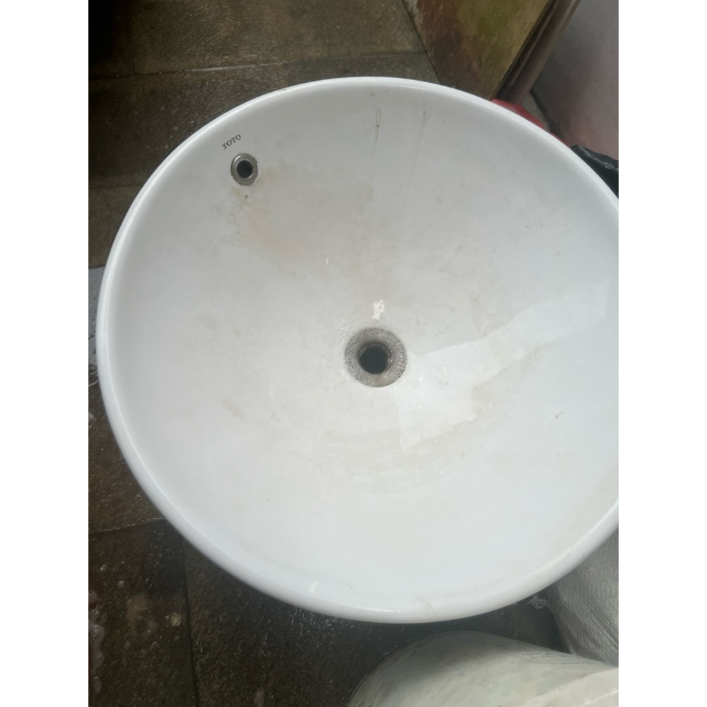wastafel Toto model mangkok|wastafel toto lw526nj