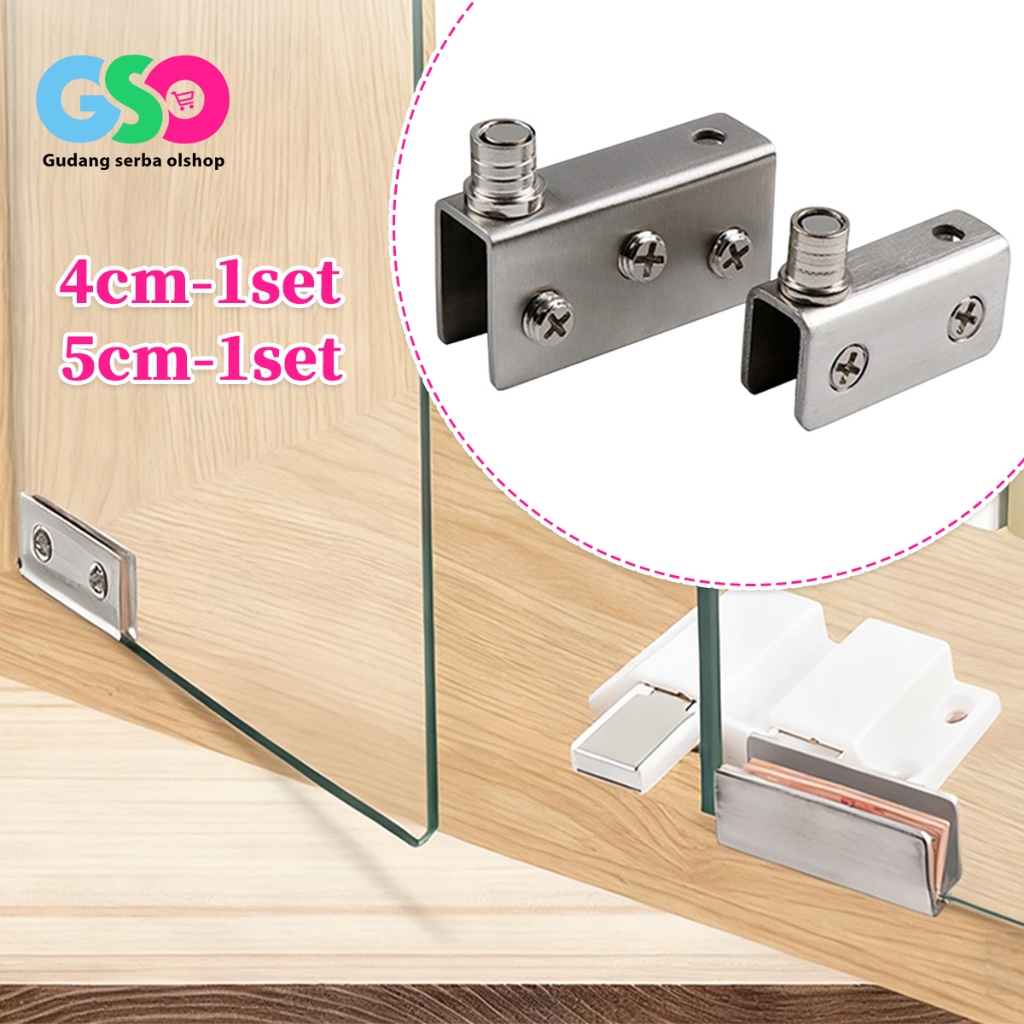Engsel Kaca Jepit 2Buah Engsel Pintu Kaca Jepit Engsel Pintu Pivot Pivot Hinge Glass Cabinet