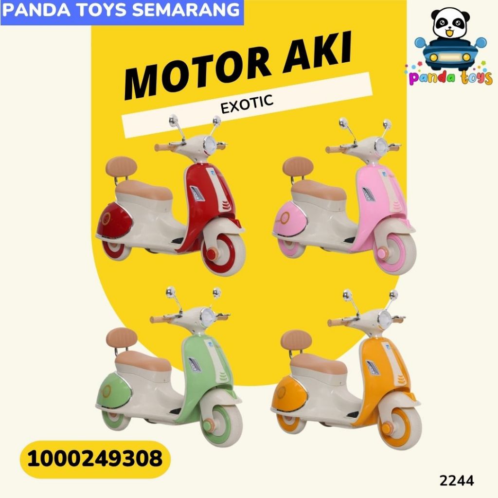 MOTOR AKI ANAK EXOTIC EMT 2244 PANDA TOYS SEMARANG