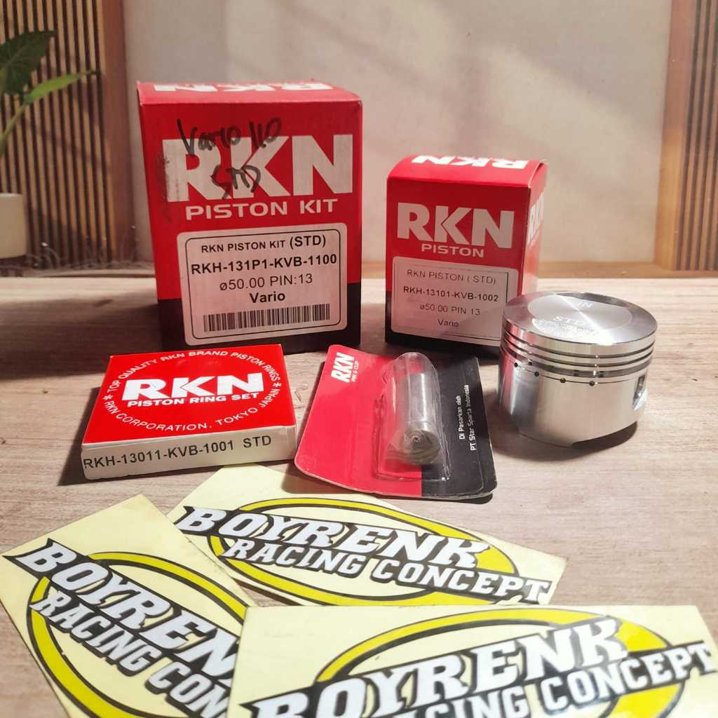 Piston Kit VARIO 110 Karbu Lama RKN oversize STD/50/1.00 /1.50/2.00 - BOYRENK MADURA