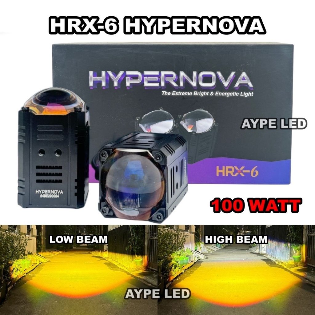 HYPERNOVA Lampu Tembak HRX-6 100 WATT HRX-6 Mega Mini Laser X1 HYPERNOVA Mini Laser