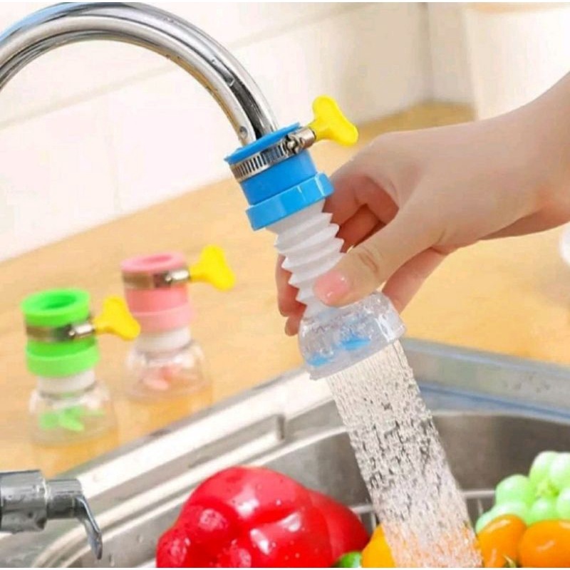 Sambungan Kran Air Kipas Aerator 360 Drajat Kitiran Klem / Sambungan Klem Kipas