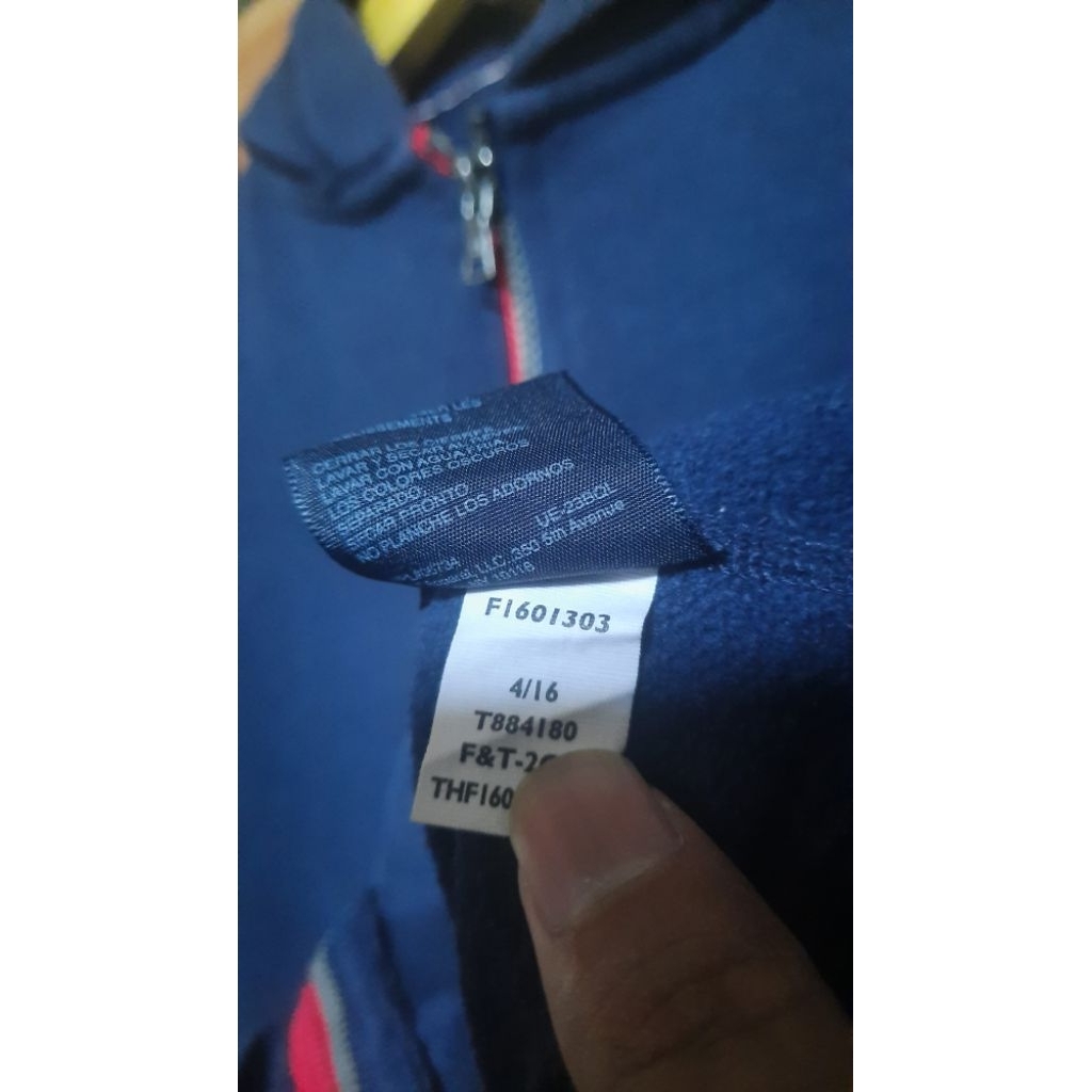 zip hoodie tommy spell out original second