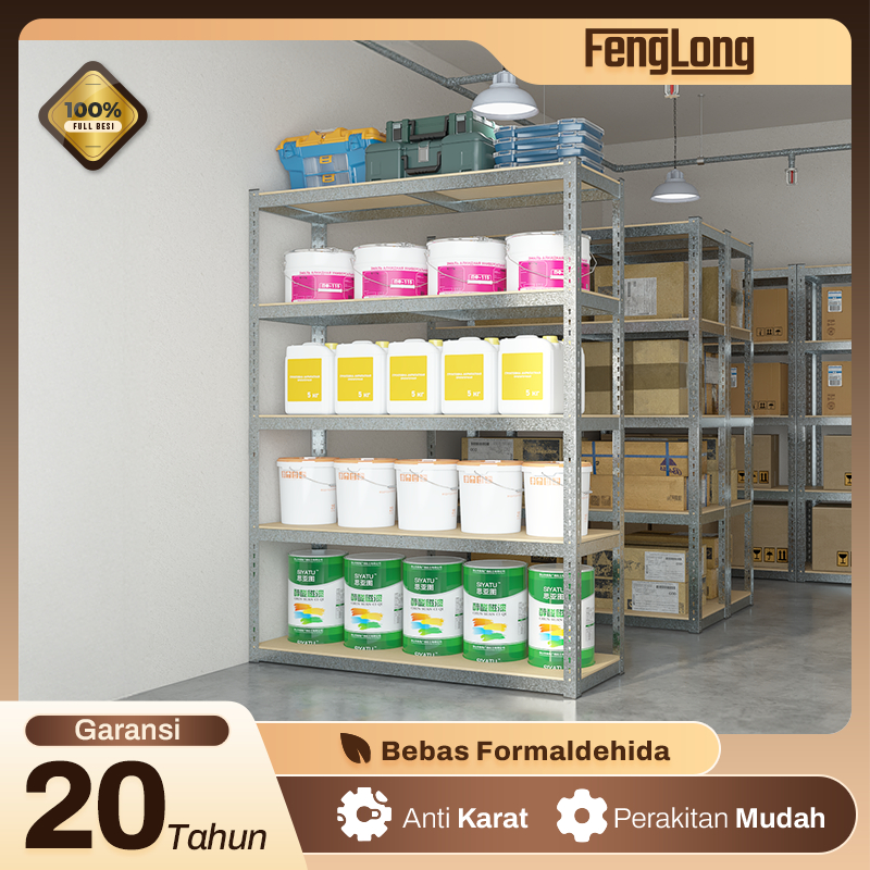 RAK BESI SERBAGUNA MULTIFUNGSI - RAK BESI SUSUN 5 TINGKAT - RAK BESI SUSUN 4 TINGKAT