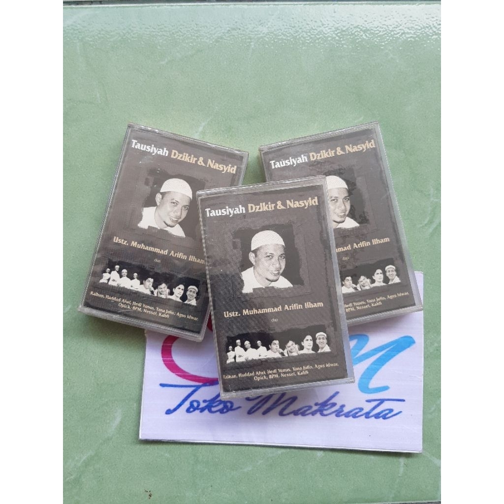 kaset radio tape agama islam Tausiyah Dzikir & Nasyid Ustz. Muhammad Arifin Ilham