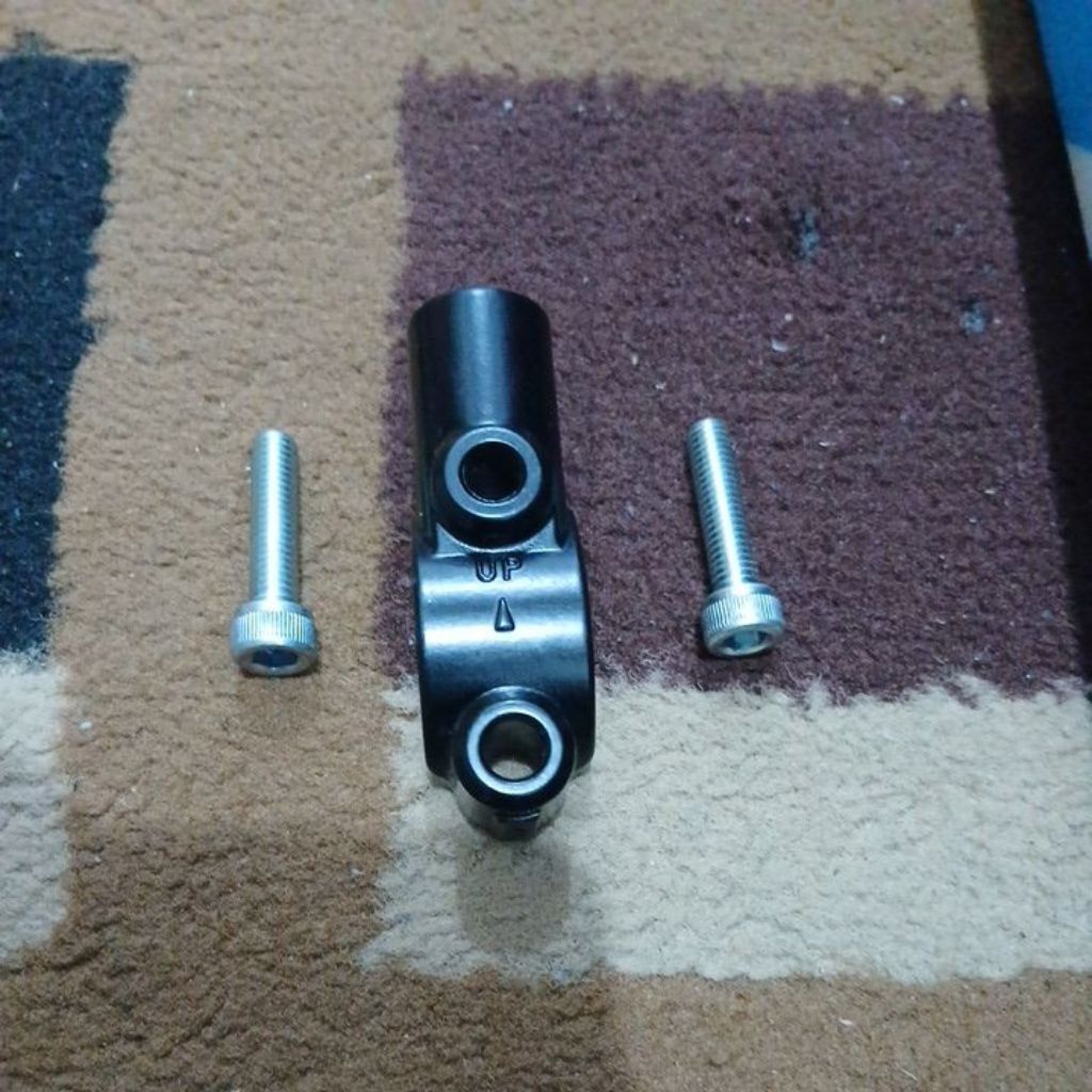 DUDUKAN SPION SET BAUT L YAMAHA R25 MT25 XMAX 250 300 ORIGINAL