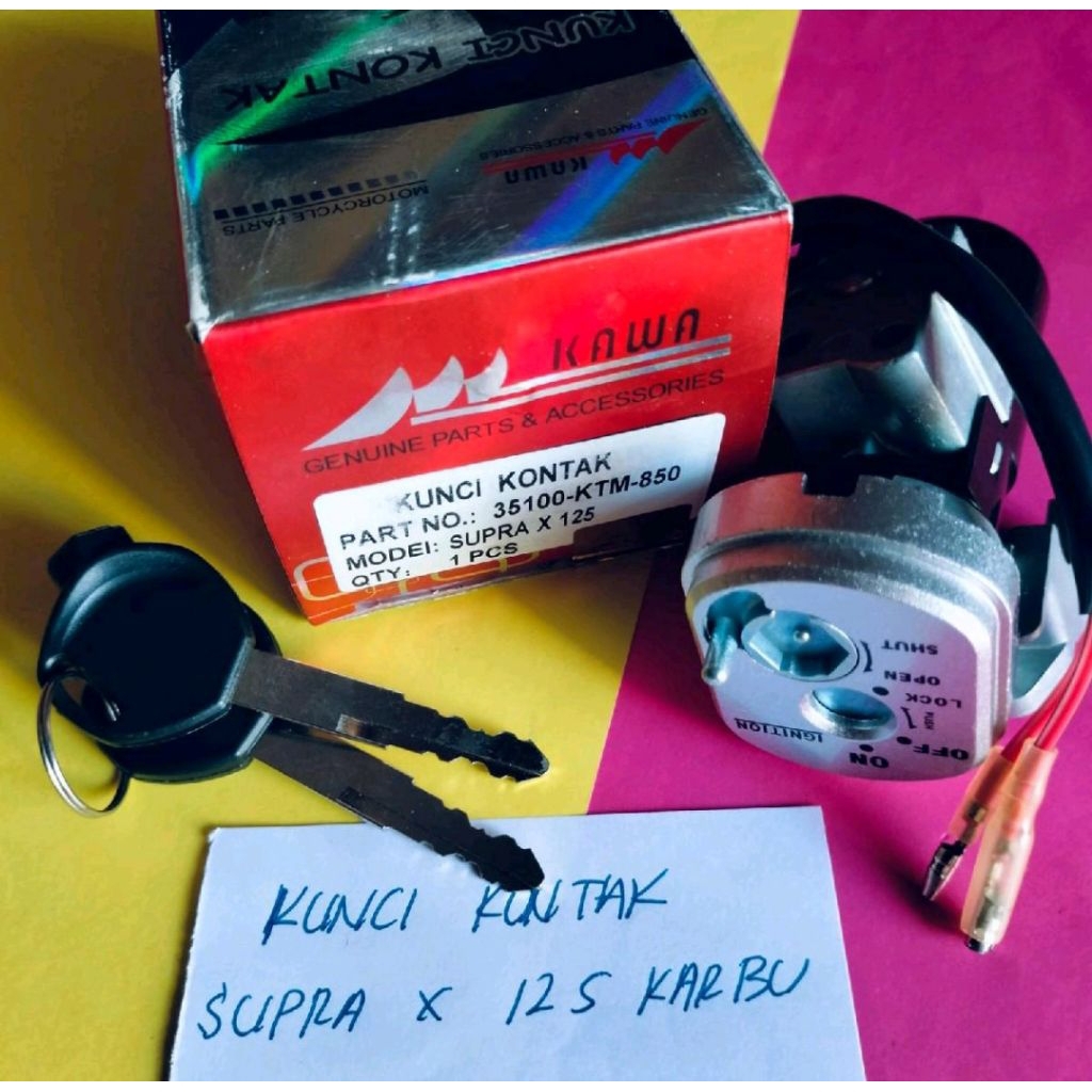 KUNCI KONTAK SUPRA X 125 KARBU