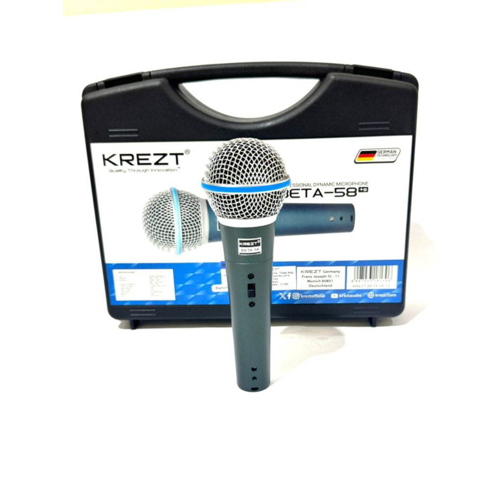 MIC KABEL BETA 58 MIC PEGANG KREZT BETA 58 ORIGINAL