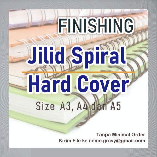 JILID BUKU SPIRAL BESI HARDCOVER
