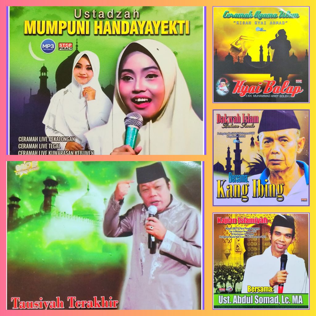 Kaset MP3 Audio Religi Islami Kumpulan Ceramah Dakwah Campuran Pilihan Terbaik