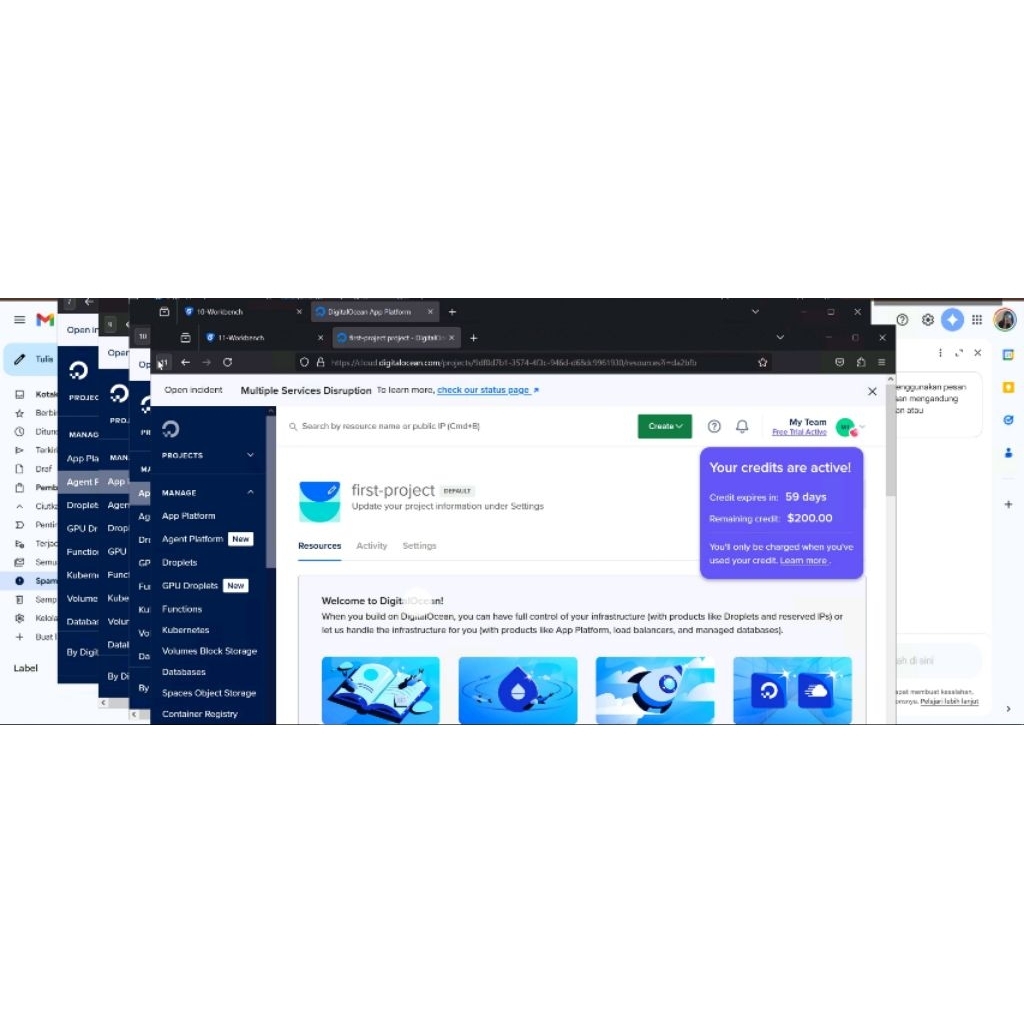 Akun Panel DigitalOcean