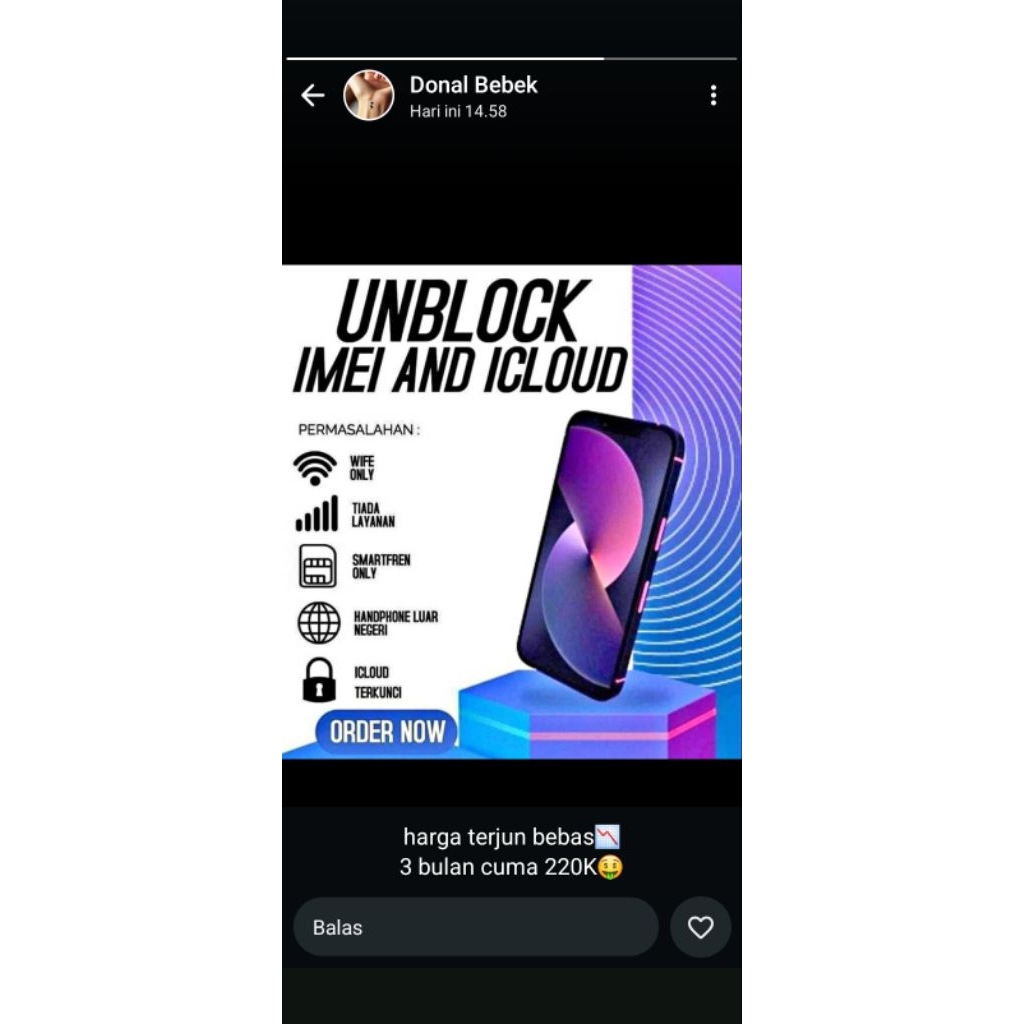 UNBOX IMEI AND ICLOUD IPHONE