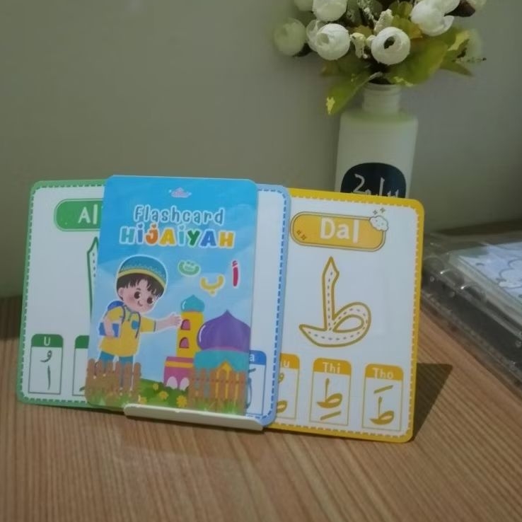 Flashcard Hijaiyah/ Media Belajar Huruf Hijaiyah/ Kartu Hijaiyah/ Belajar menulis Huruf Hijaiyah