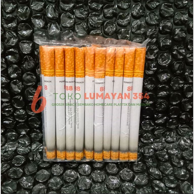 Permen stick rasa coklat permen bentuk rokok 88 isi 20 pcs permen jadul harga grosir