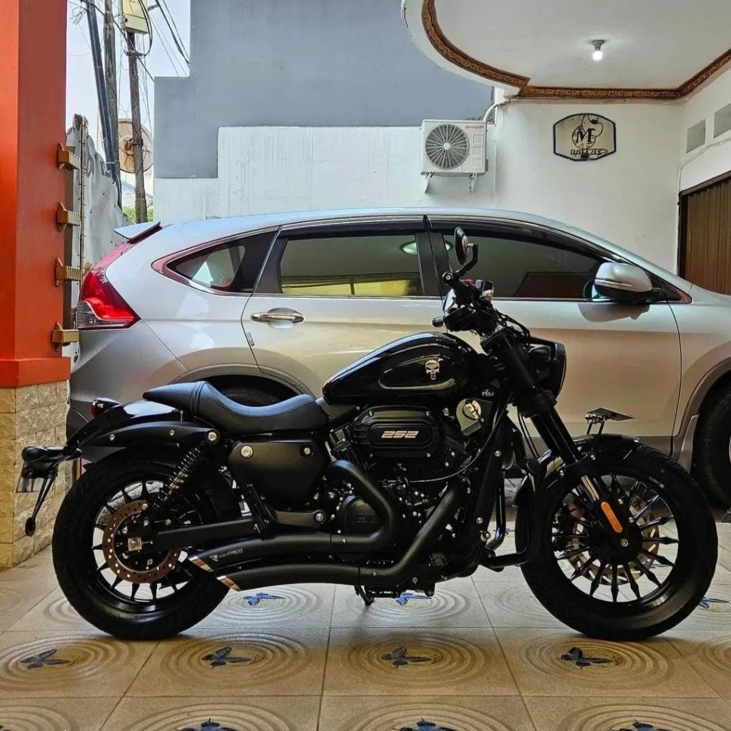 knalpot Keeway benda 252 - knalpot Keeway benda v252