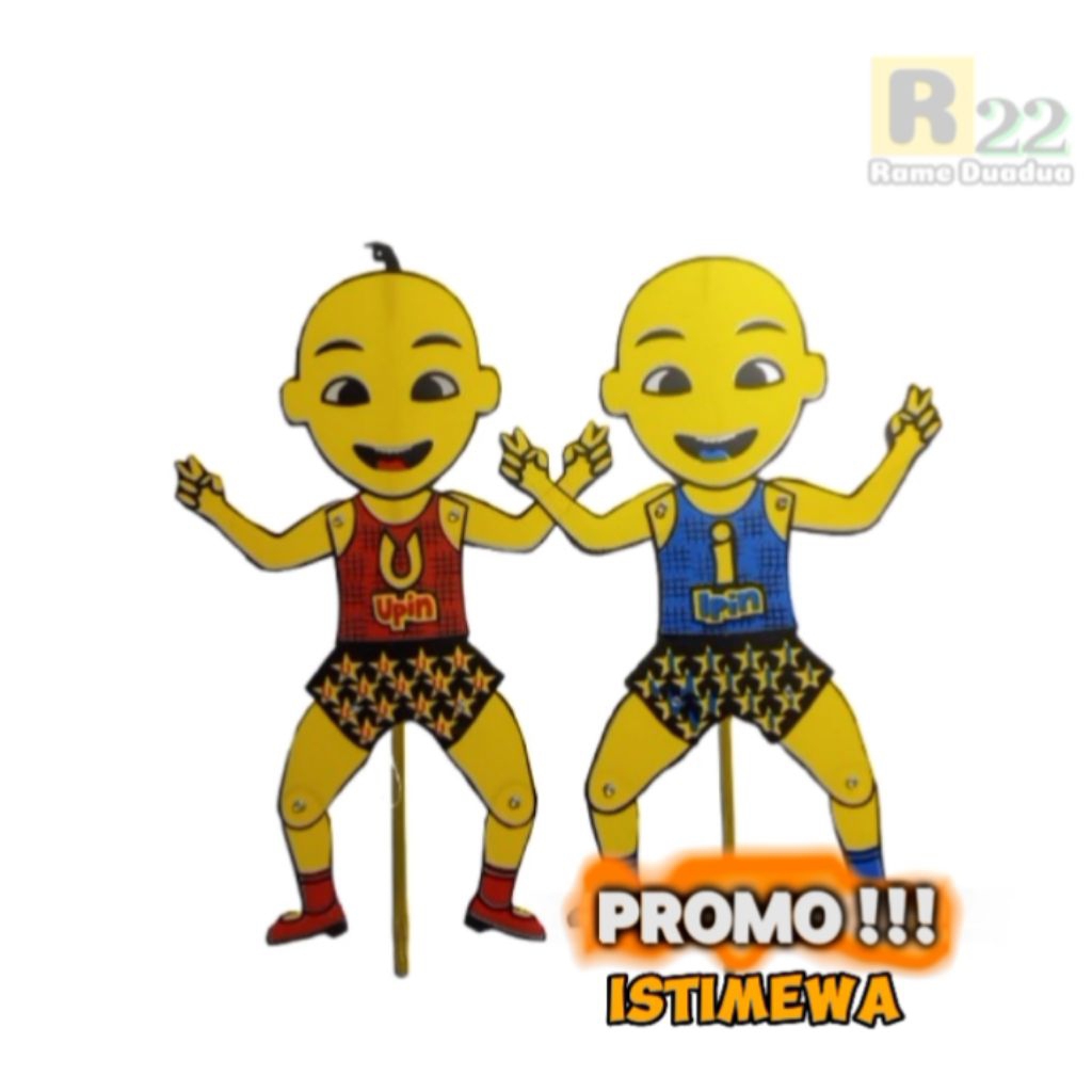 PROMO ISTIMEWA - Wayang Joget Upin Ipin - Termurah - Wayang Joget Upin Ipin Viral -  Bisa Goyang - M