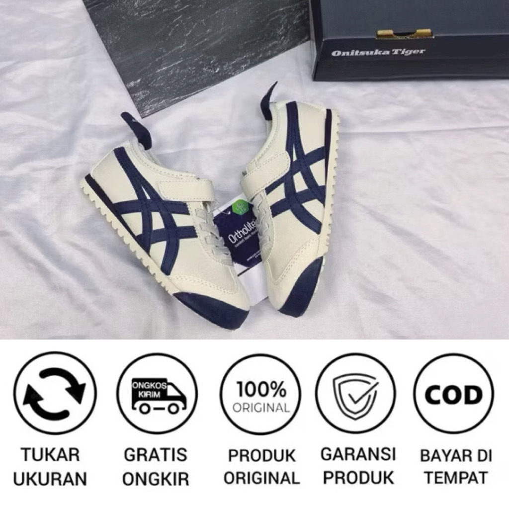 SEPATU ANAK ONITSUKA TIGER KIDS INDIANA INK ORIGINAL