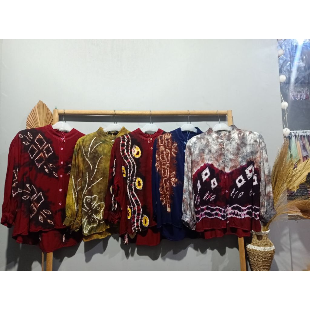 Baju Atasan sasirangan Modis