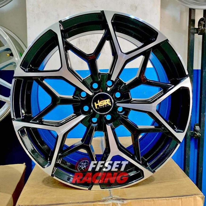 Pelek R17 HSR MYTH01 Velg Mobil Ring 17 LUbang 4 Jazz Mobilio Swift Yaris Livina Xenia