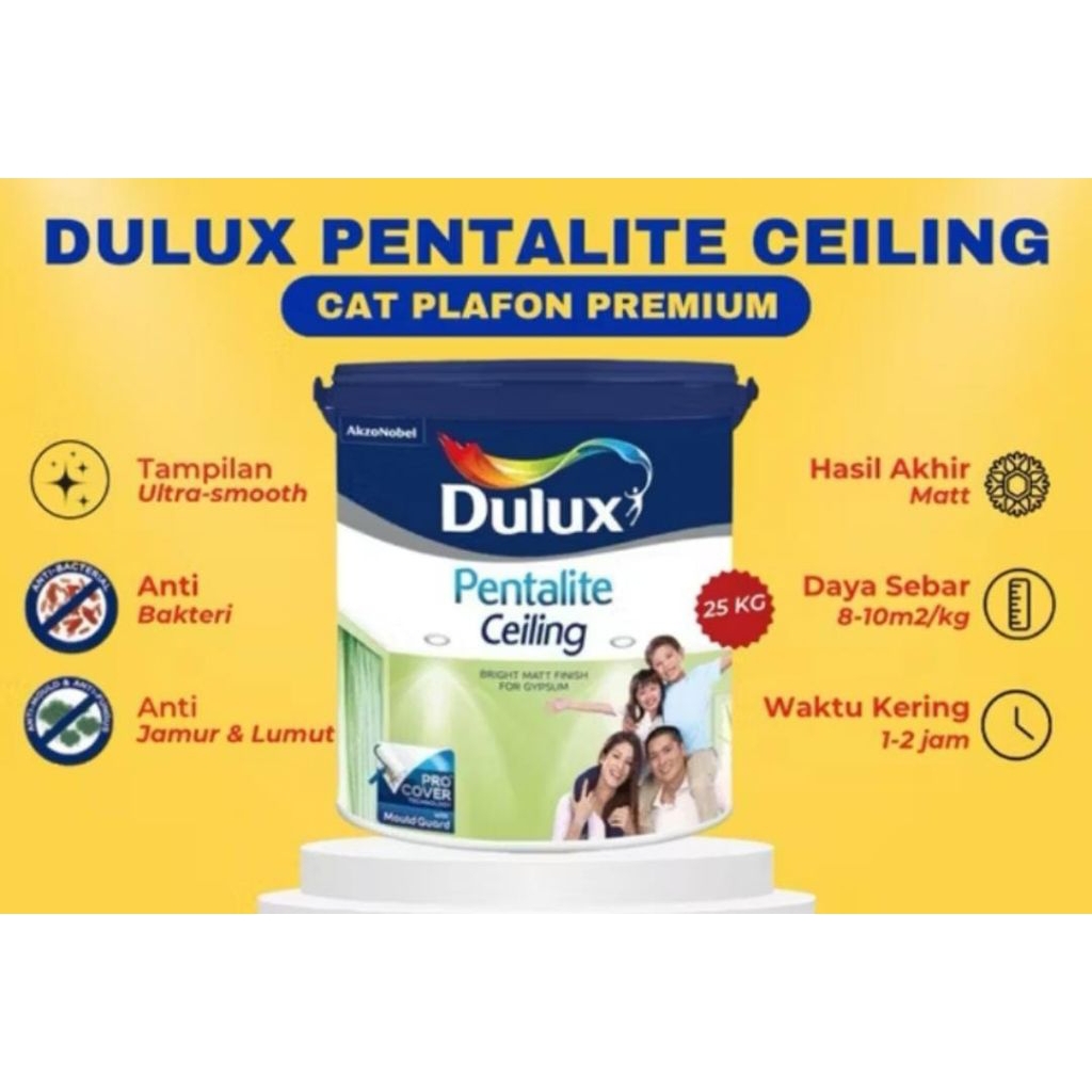 Dulux Pentalite Ceiling 25Kg