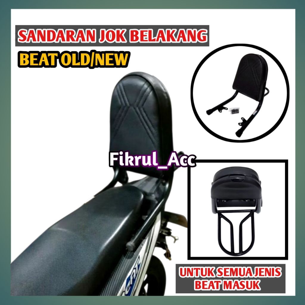 Sandaran Jok Motor Beat Karbu Beat Fi Beat Esp Beat Street Beat Deluxe Beat 2008-Beat 2025