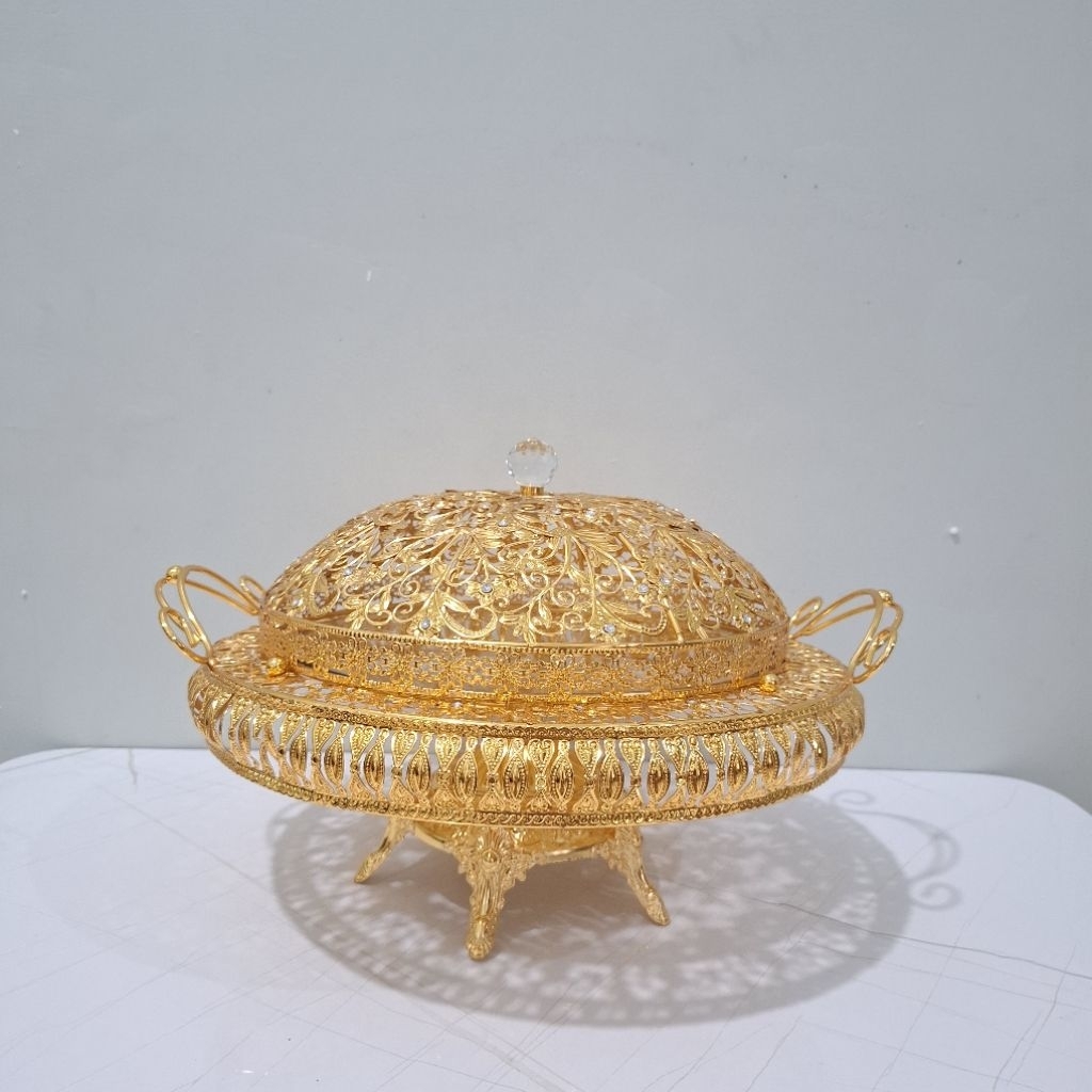 tempat kue/tempat bolu sultan jumbo mewah/bosara mewah