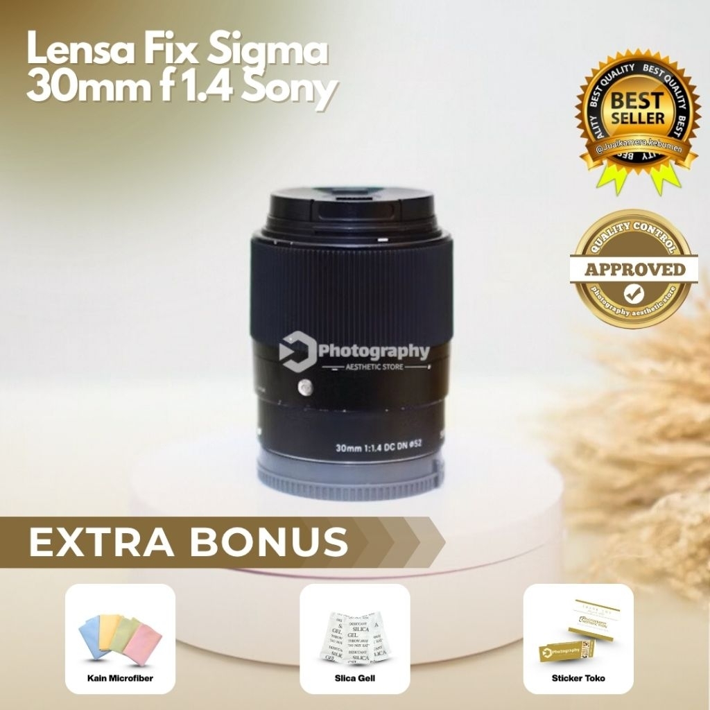 Sigma 30mm f1.4 DC DN Lensa For Sony / Lensa Fix Sigma 30mm F 1.4 For Sony