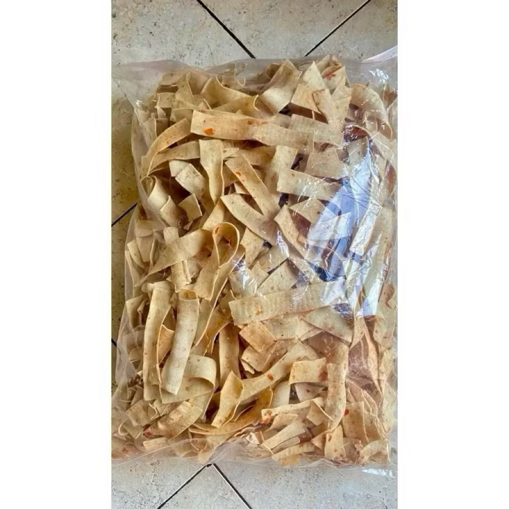Krupuk Slondok Pedas Manis. Slondok Mentah 1 Kg.