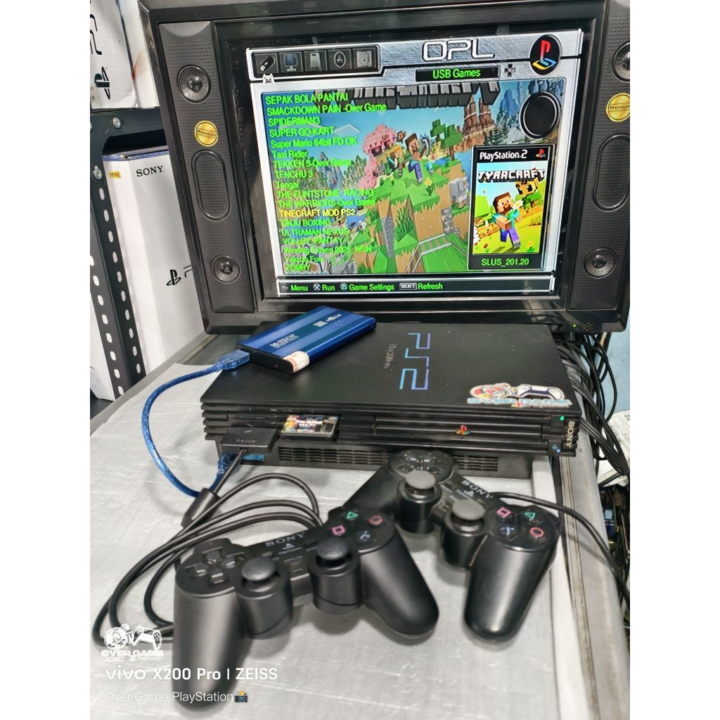 PS2 HARDIS EXSTERNAL FULL GAME BEKAS PAKAI NORMAL