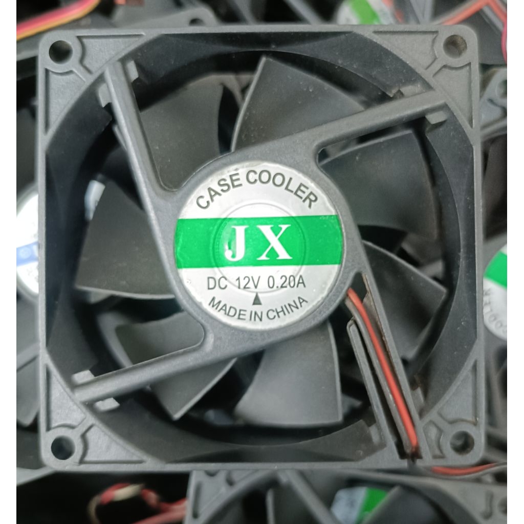 KIPAS FAN DC 8X8 12V 0.20A 2PIN MERK JX